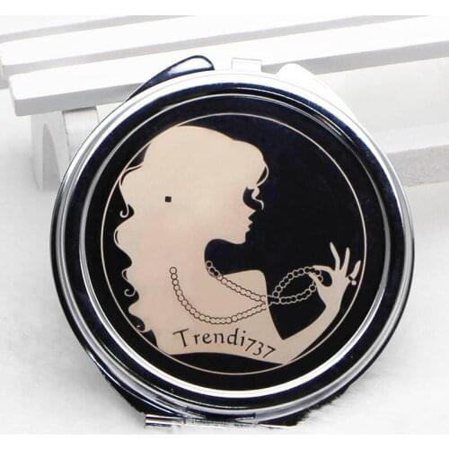 Personalized Compact mirror Favors with FREE ENGRAVING Makeup Mirror Wedding favor bridesmaid gift #18032-1