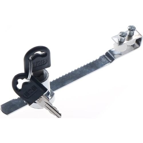 Durable Practical Cabinet Sliding Glass Door Lock+Keys For Reptile Vivarium Showcase Display Case