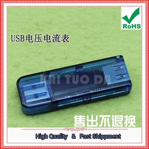 USB Voltage Ammeter Power Capacity Mobile Power Test Detector 0.91 "OLED Display