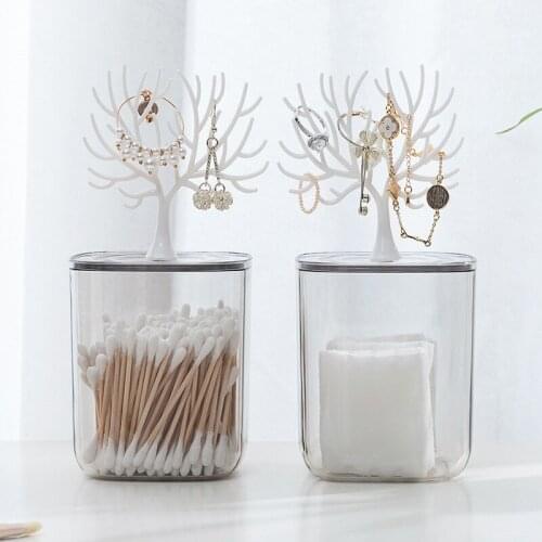 Nordic Ins Cotton Swab Storage Box Toothpick Storage Bucket Creative Acrylic With Lid Jewelry Storage