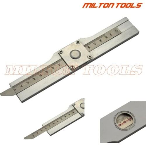 0-150mm tire Tread pattern gauge with magnifying 150mm glass tire depth gauge Tire scale ruler with magnifier