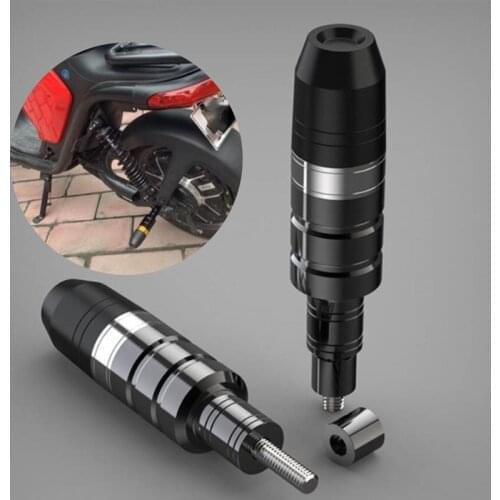 1pair 8mm Motorcycle Anti Falling Rod Scooter Motorbike CNC Aluminum Engine Shatter Crash Frame Slider Protector Stick Bar
