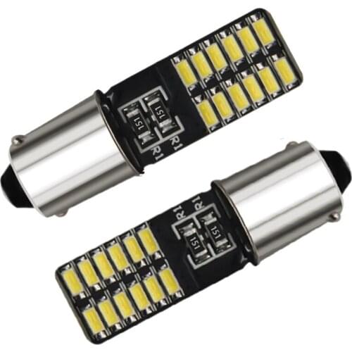 10-100pcs 3014 24SMD BA9S T4W Canbus Led Bulb Auto T11 T2W T3W H5W Auto Bulbs Interior Lighting white Led Interior Lamp Bulb