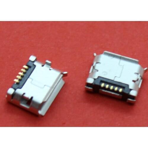 20x Micro 5pin usb connector dip 6.4 female connector B type