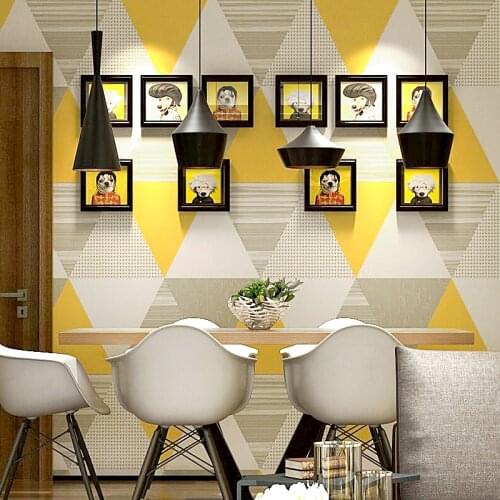 Modern Simple 3D Abstract Lattice Geometric Pattern Wallpaper 10m Nordic Living Room Bedroom TV Background Wall Paper Home Decor