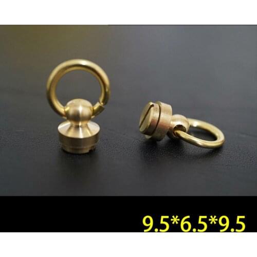 50pc Q27 Solid Brass belt screw Chicago Screw Leathercraft Brass