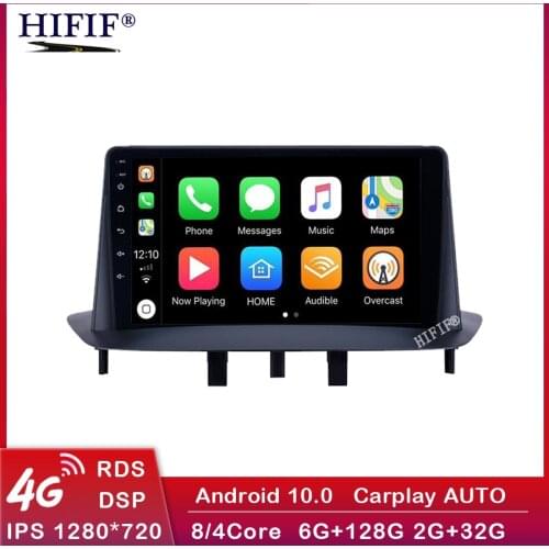 2 Din Car Radio Multimedia Video Player Navigation GPS For Renault Megane 3 Fluence Android Car Stereo Head Unit with Frame WIFI
