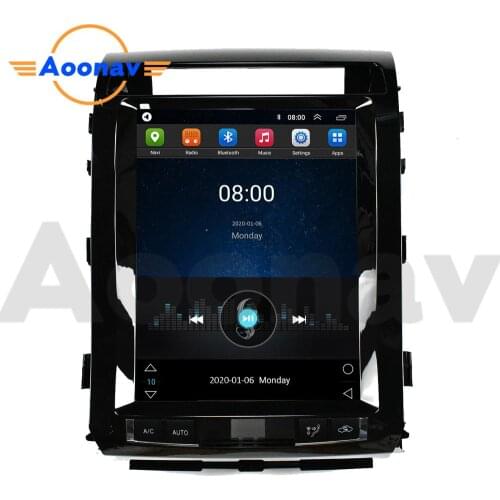 CAR RADIO multimedia player For-TOYOTA Land Cruiser 2008-2015 car stereo autoradio DVD player Tesla vertical screen GPS navi