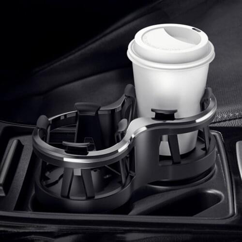 Car Drink Holder Double Hole Beverage Holder Car Drink Bottle Cup Holder Water Bottle Mount Stand Coffee Drinks Car Accessories