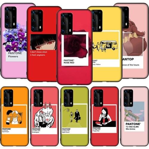 T141 PANTONE 90s Anime Case for Honor Note 6A 7A 7C 7X 8 8A 8C 8X 9 9A 9X 10X 20 20S 30 Y6P Lite Pro