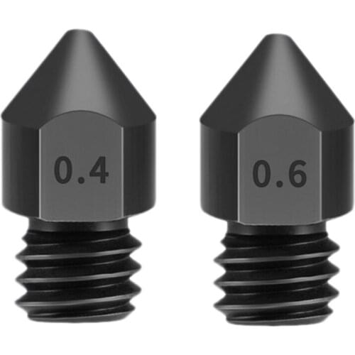 3D Printer Parts MK8 Nozzle Super Hard Hardened Steel 1.75mm Filament For 3D Printer