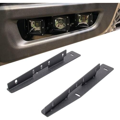 For Ford F150 Raptor 2017-up Bumper Led Fog Light Mount Brackets Car Work Lights Pods Lamp Mounting Kit