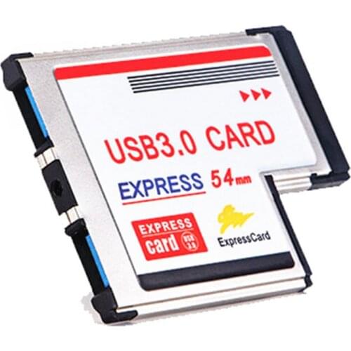 OULLX 54mm Express Card to USB3.0 Hidden Inside USB 3.0 to Expresscard Adapter Converter Notebook Expansion card