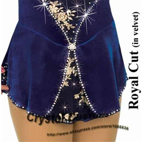 Hot Sales Custom Figure Skating Skirt For Grils Elegant New Brand Vogue Ice Skating Dresses For Competition DR2109