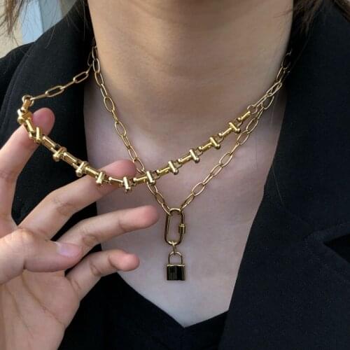 MINHIN Fashion Metal Geometry Carabiner Fastener Pendant Screw Locket Clasps Accessories For Pendant Mesh Chains Jewelry Making