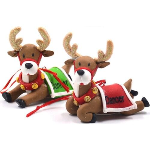 Soft pottery Handmade Christmas gift Lovely Pendant Ornament Clay products