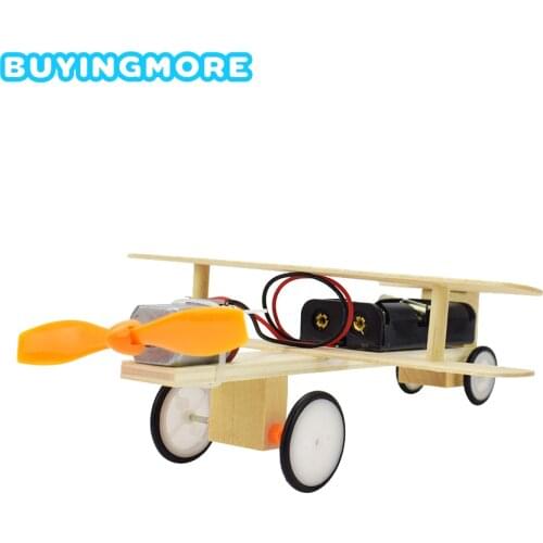 Electric Glider Model Kit Toys for Children Education Science Child Experiment Physics Toy Wood Model DIY Aircraft Modeling Gift