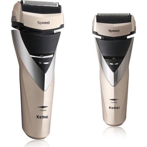 Kemei KM-8102 Brand New 2 In 1 Mens Trimming Scissors and Razor Mens Electric Shaver Kemei Professional Beauty Shaving Razor