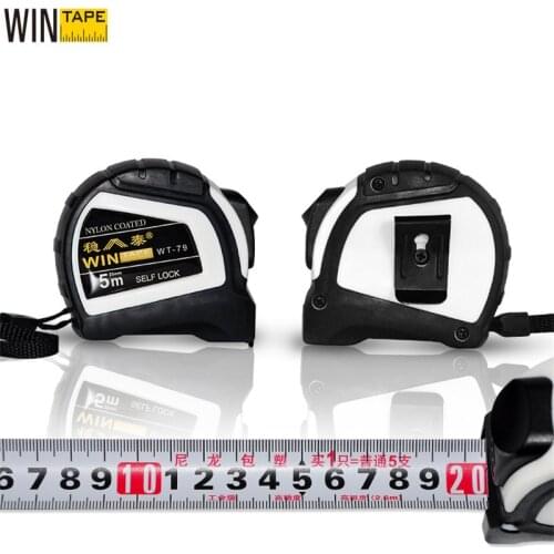 Portable Tape Measure 5M Steel Tape Measure Nylon Resistance To Fall Waterproof Distance Measuring Tape Measuring Tool