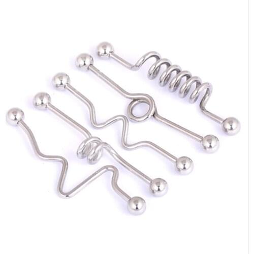 New Arrival Stainless Steel Ear Bone Nail Piercing Earring Body Piercing Women Ear expander Stud Earrings Jewelry