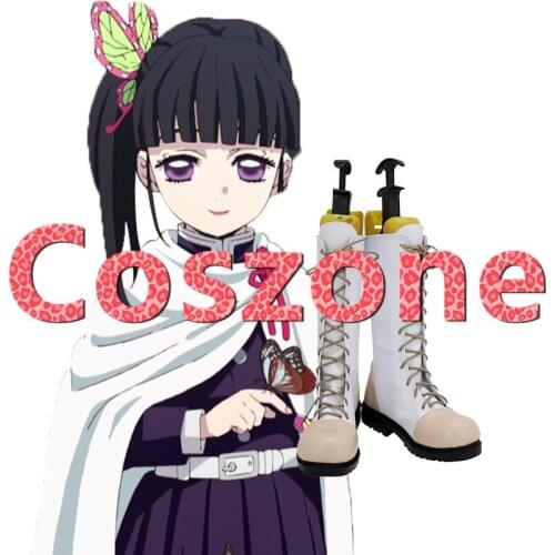 Demon Slayer Kimetsu no Yaiba Tsuyuri Kanawo Cosplay Shoes Boots Halloween Cosplay Costume Accessory
