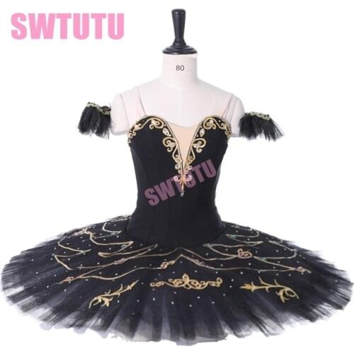 Dying swan variation ballet costume for competiton professional ballet costume pancake tutu women BT9295
