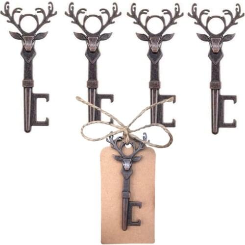 Vintage Bottle Opener Rustic country Wedding engagement Christmas birthday Party baby bridal shower housewarming Decoration gift