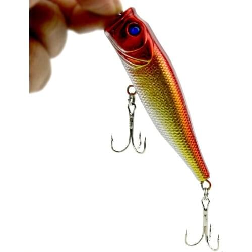 HENGJIA wobbler 1PCS 9cm 14g popper fishing lures topwater hard bait artificial pesca fishing tackle
