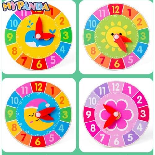 Busy Board DIY Clock Toys Baby Montessori Sensory Activity Board Accessories