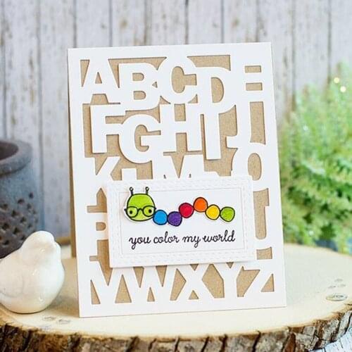 A-Z Alphabets with Frame Metal Cutting Dies For Scrapbooking Making Cards DIY Album Decoration Craft Stencils New 2019