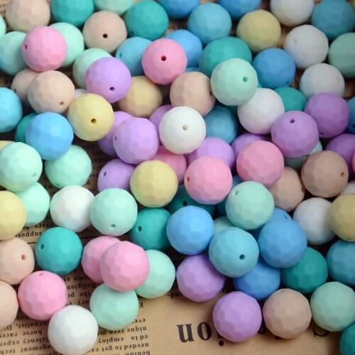 Ornament Accessories Scattered Beads Ling Surface Multi-Color Mixed Batch Environmental Protection Molar Silicone Beads