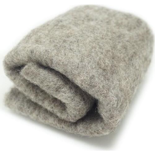 Free shipping wool Batt /semi-felting wool for needle felt, felting needle ,Spinning fiber, Photo props Mixed color light grey