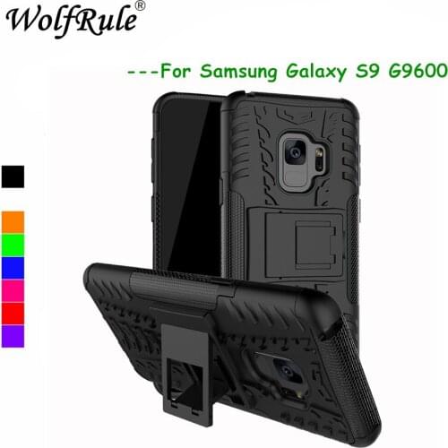 WolfRule For Case Samsung Galaxy S9 cover Dual Layer Armor Case For Samsung Galaxy S9 Case Silicone TPU For Samsung S9 G960F