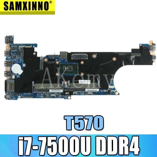 For Lenovo ThinkPad T570 i7-7500 Laptop Independent Graphics Card Mainboard FRU 02HL454 01ER128 01ER130 01ER404 01ER403 01ER129