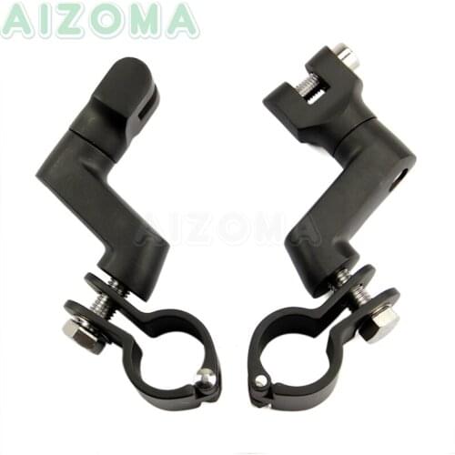 1" & 1-1/4" & 1-1/2" Engine Guard Footpeg Magnum Clamps Mounting Kit For Kawasaki Harley Yamaha Norton BSA 25/32/38mm Tube