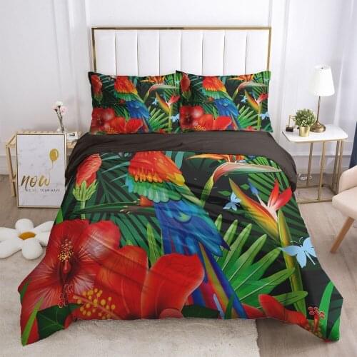 3D Bedding Sets Quilt Covers Pillow Shams Duvet Cover Sets Bedclothes Bed Linens King Queen Full Simple Flower Home Textile
