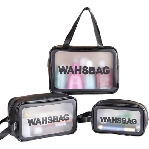 Cosmetic Bag ,Portable Multipurpose Storage Bag Makeup Bag Organizer for Women, Pink/White/Black