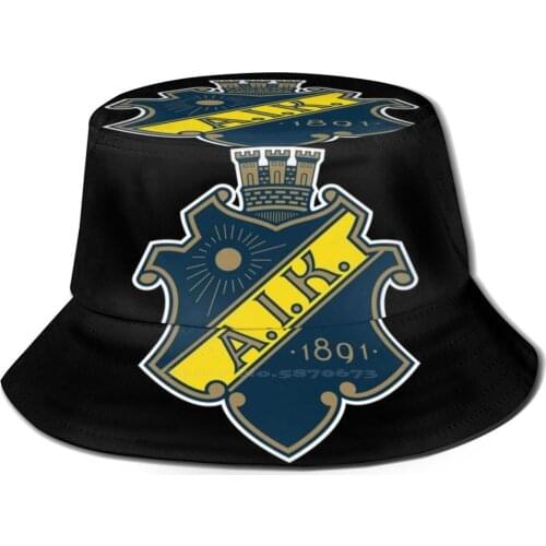 Aik Unisex Summer Outdoor Sunscreen Hat Cap Aik Soccer Fotboll Stockholm Sweden