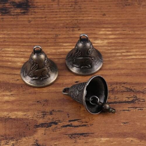 11pcs Metal Antique Bell Feng Shui Metal Wind Chime Fortune Jingle Bell