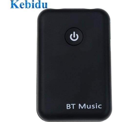 Kebidu 3.5mm 2 in 1 Mini Wireless Bluetooth Transmitter Receiver Adapter Audio Stereo Music for TV PC Tablet MP3