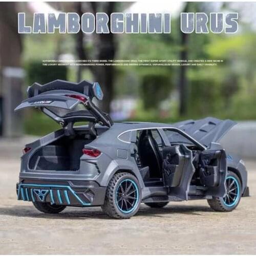 1:32 Lamborghini-Urus Alloy Sports Car Diecast Model Simulation Toy Vehicle 6 Open Doors Pull Back Car Collection Toys for boys