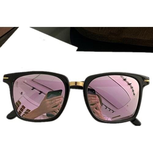 Fashion Design Unisex ROVO Polarized Sunglasses Lightweight Square Plank-Metal Rim Mirror GOGGLES 52-20-145 for RX Accusto