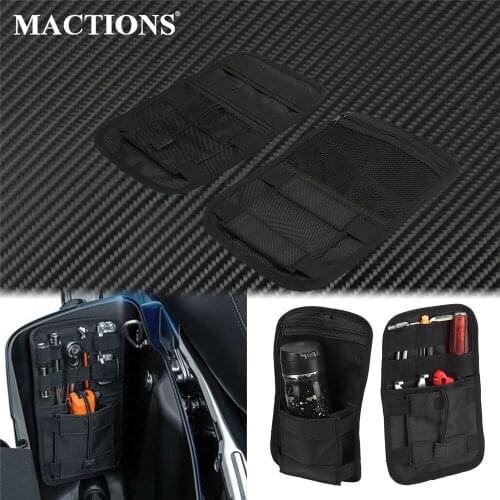 Motorcycle Saddlebag Organizer Hard Bags Storage Case Saddle Bag For Harley Touring Electra Street Glide Road King Softail Dyna