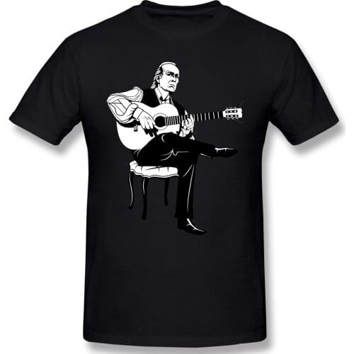 Paco De Lucia Mens Basic Short Sleeve T-Shirt Unique R228 T-shirts USA Size