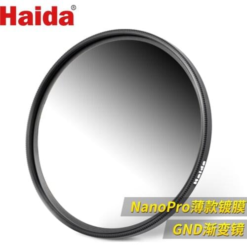 Optical Glass NanoPro Soft Graduated Neutral Density ND 0.9 Grad ND 8 GC-GRAY GND Filter 67mm 72mm 77mm 82mm 95mm