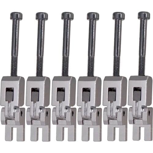 Set of 6pcs Tremolo Bridge Saddles for Electric Guitar Replacement Parts