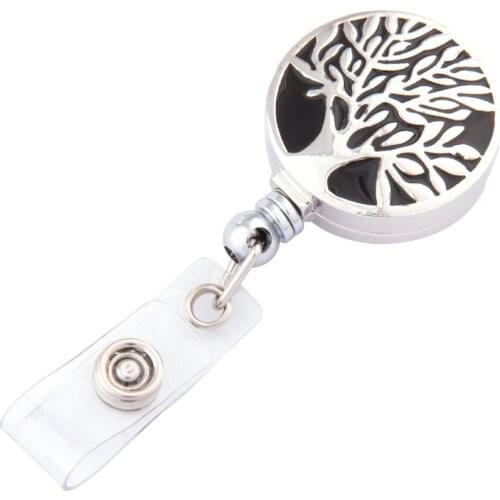 2017 New Wholesale Tree of Life Badge Reel ID holder Retractable Badge Holder