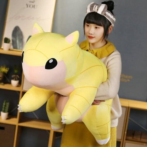 New Style Cute Pangolin Plush Toys Stuffed Animal Doll Pillows With Blanket Sleep Cushion Baby Kids Creative Gift