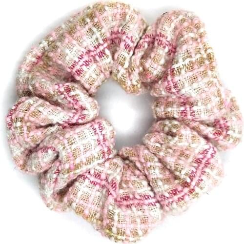 Wholesale women winter lovely warm Hair bands cute hair scrunchies girls hair Tie Accessories Ponytail Holder