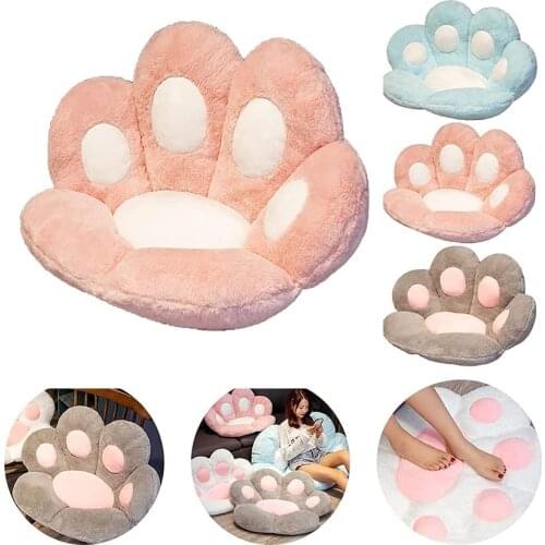 Cat Paw Cushion Cute Seat Cushion Cozy Lazy Sofa Bear Paw Chair Cushion Bears Paw Office Chair Cushion Home Decoration